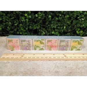 English Bath Cubes Aromatherapy Jasmine Lavender Green Tea 6 Count 9oz Set